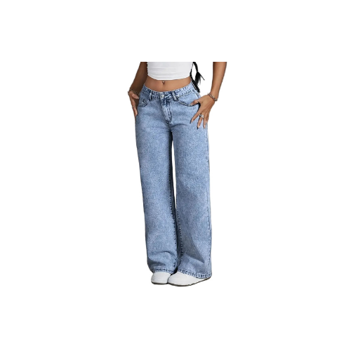 Wide Leg Jeans with Back Tie — A Feminine and Modern Touch for Your Look  —  vivasleek