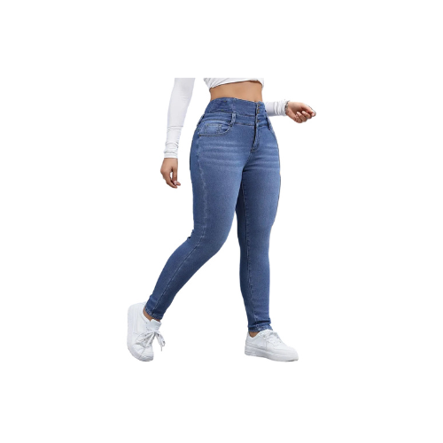 Women Winter Stretch Fleece Slim Fit Skinny Jeans – Warm High Waist Denim Pants