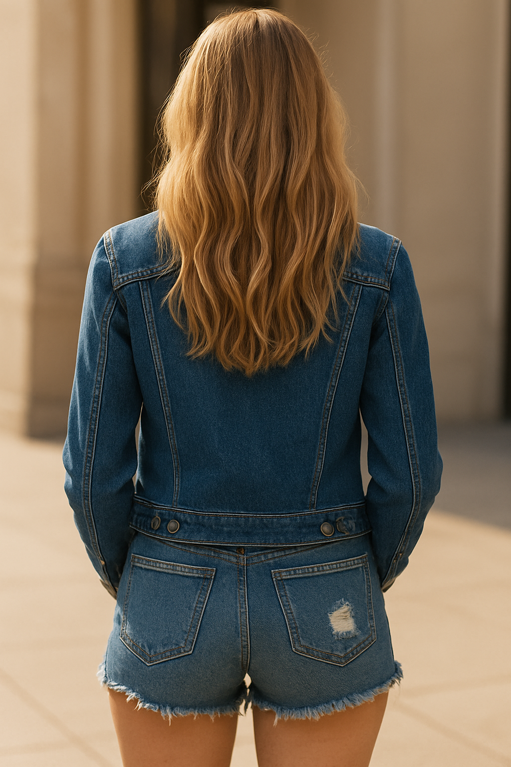 New Spring Summer Women Casual Button Front Denim Jacket – Korean Style Slim Fit