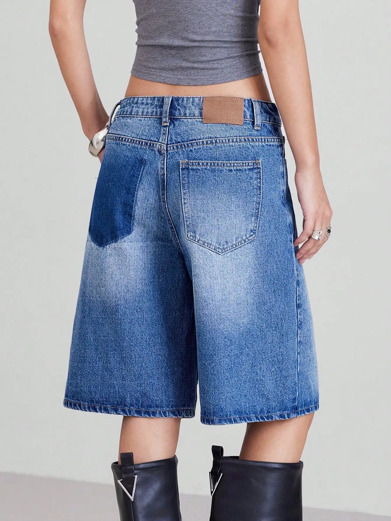 American Retro Style Five-Piece Denim Shorts for Women – Summer Spring 2025 Collection